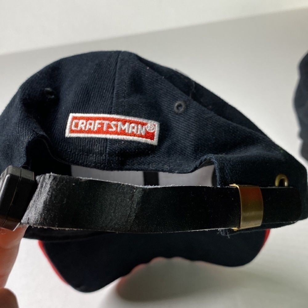 Craftsman Lighted Adjustable Hat 4 Lights 2 Red 2 White/Blue Switch in Back - Picture 12 of 14